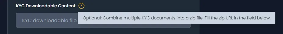 Custom Download Link for Manual Verification
